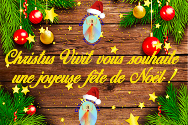 Christus Vivit vous souhaite une joyeuse fête de Noël !