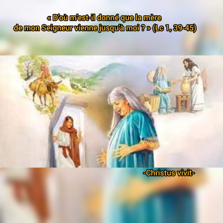 Servir comme la Vierge Marie, avec empressement et amour! Christus Vivit