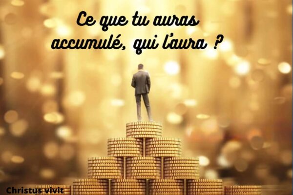 Il n&rsquo;y a de joie à être riche qu&rsquo;à partager!