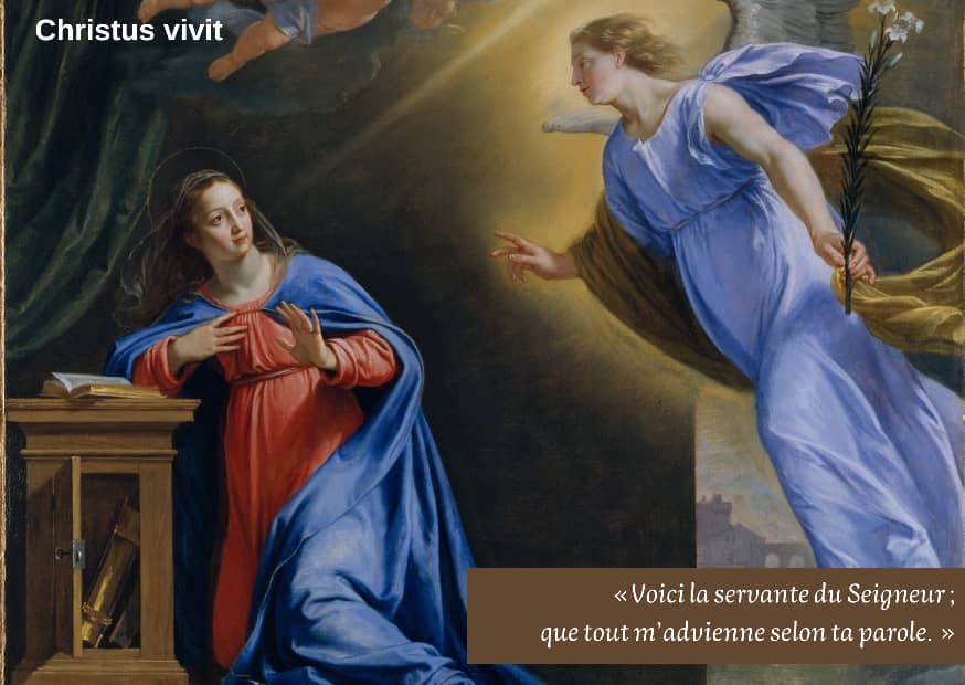 Comme Marie, ayons des cœurs disposés pour accueillir la volonté de Dieu!