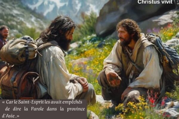 Les vrais témoins du Christ Ressuscité se laissent diriger par le Saint Esprit!
