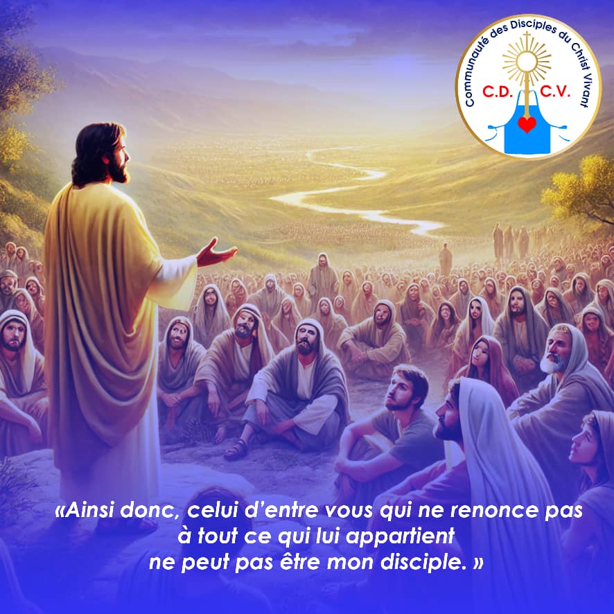 Pas d’amour et de service de Dieu sans renoncement!