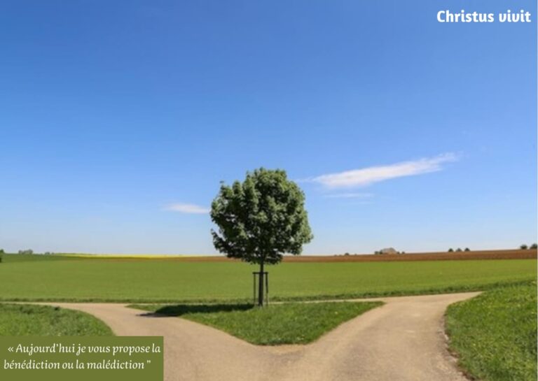 C’est le moment de choisir le Seigneur!