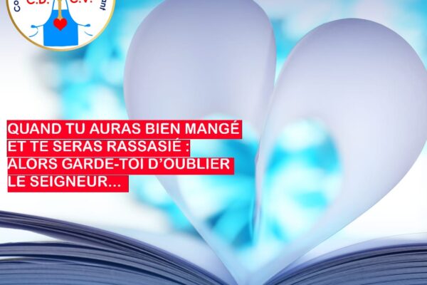 Le ventre plein et l’oubli de Dieu !