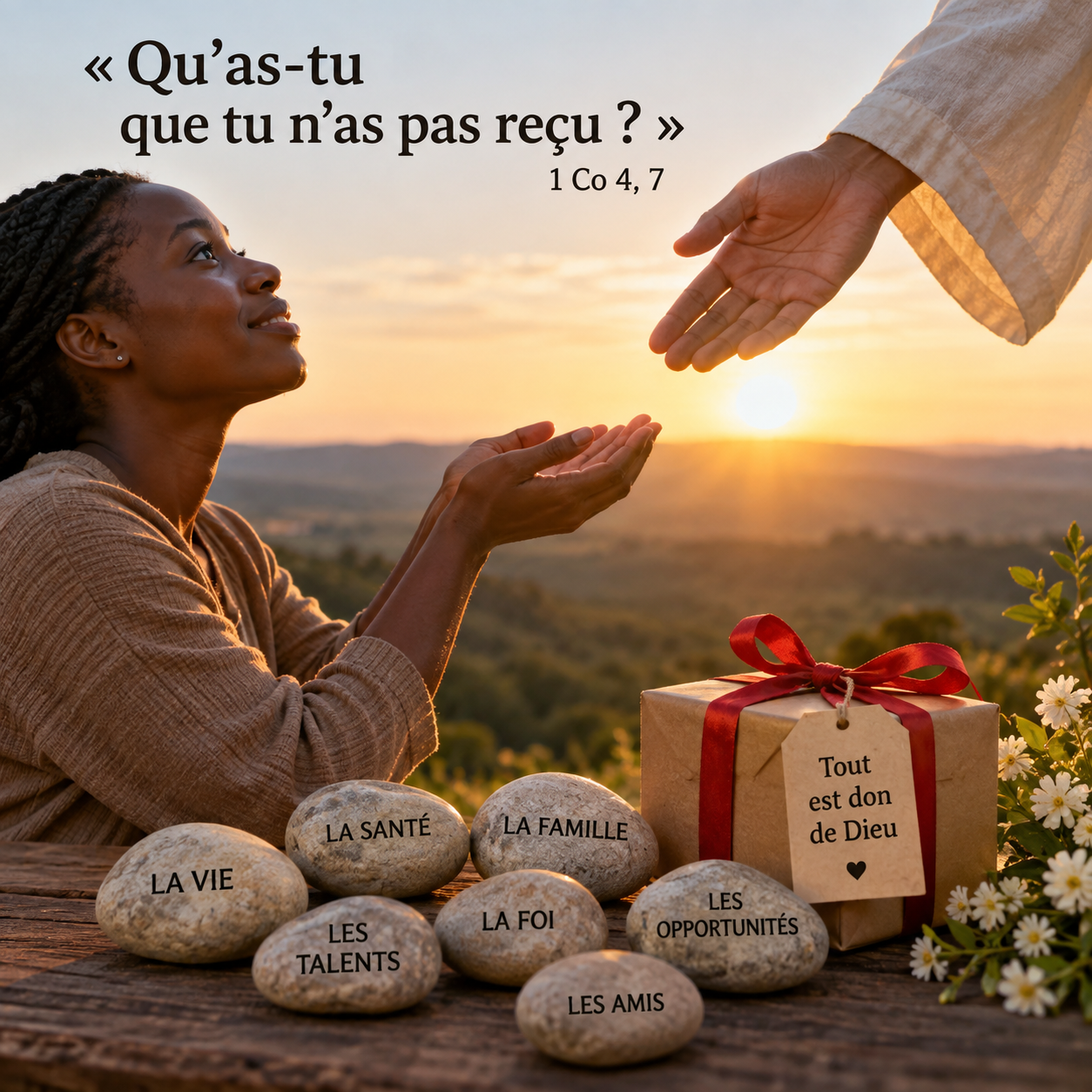 As-tu quelque chose sans l’avoir reçu ?